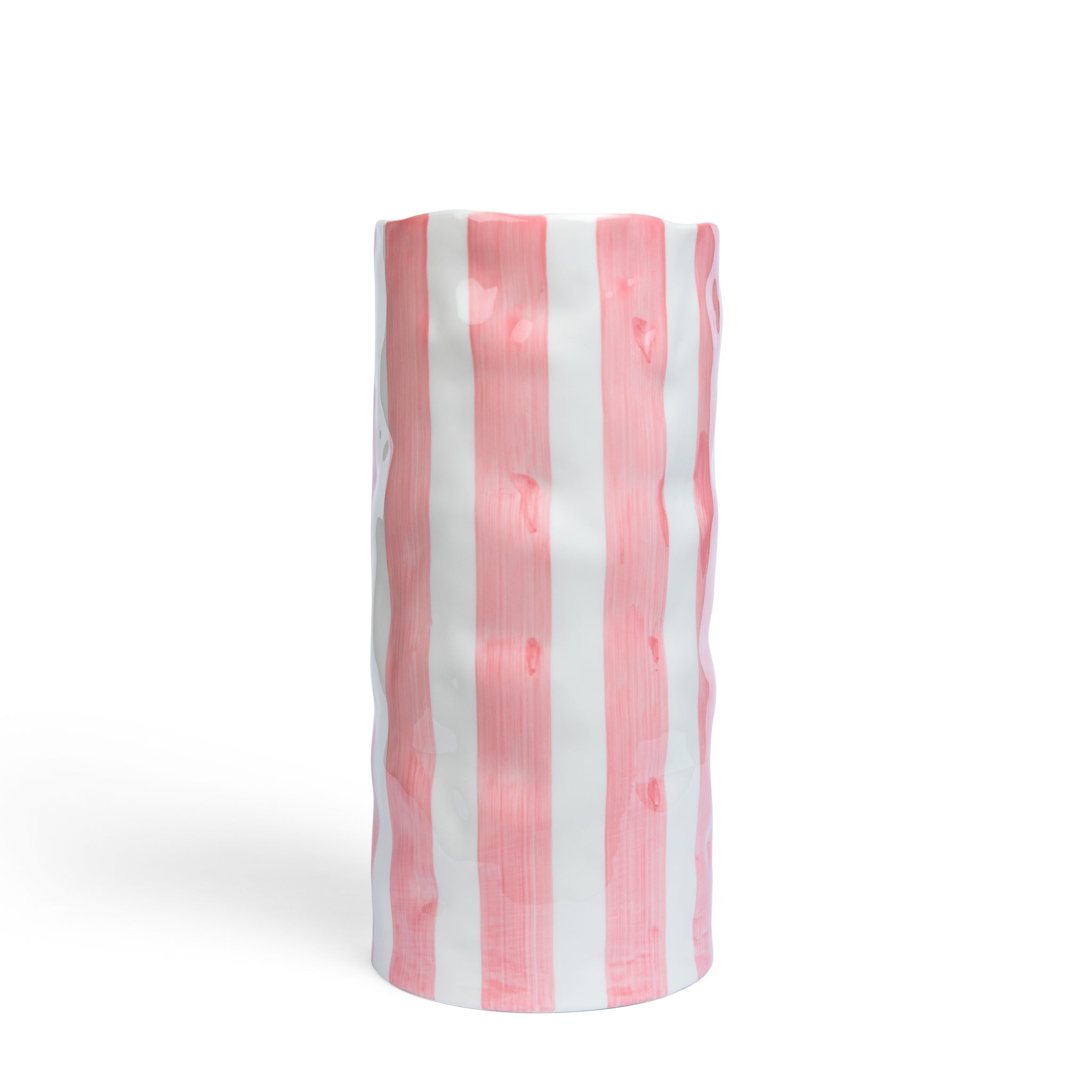 Large vase - Pink Stripe